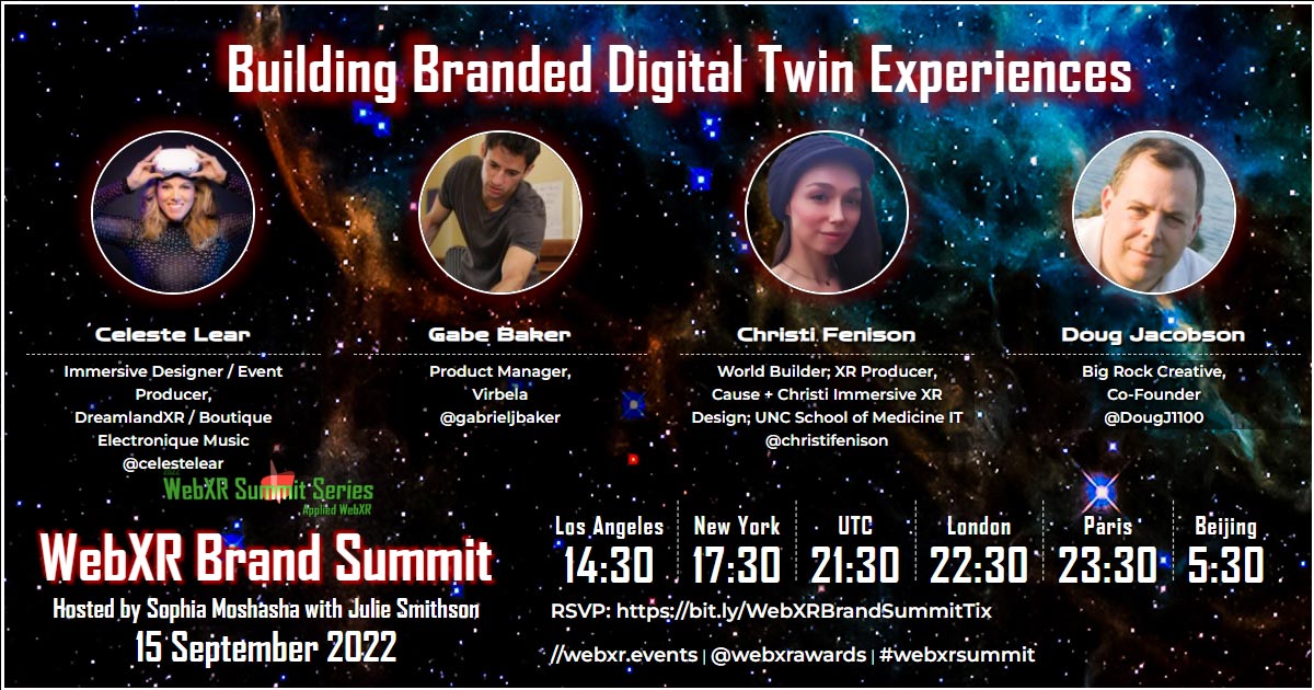 WebXR Brand Summit: Building Branded Digital Twin Experiences