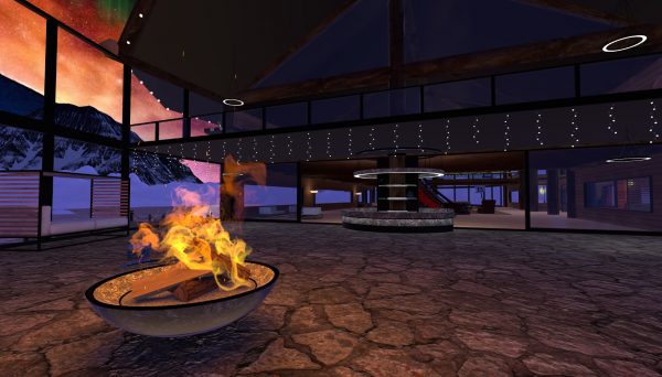 Cause + Christi Winter Lodge Mountain Retreat in Altspace VR