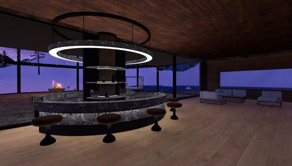 Cause + Christi Winter Lodge Mountain Retreat in Altspace VR