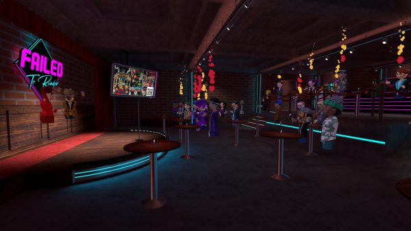 Failed to Render Comedy Club in Altspace VR, Cause + Christi