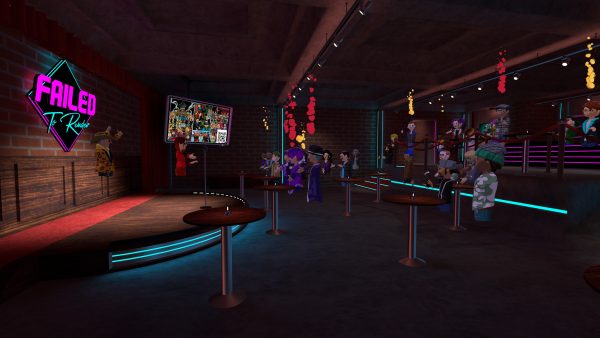 Failed to Render Comedy Club in Altspace VR, Cause + Christi