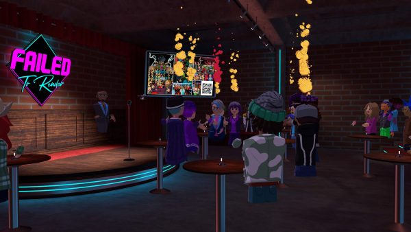 Failed to Render Comedy Club in Altspace VR, Cause + Christi