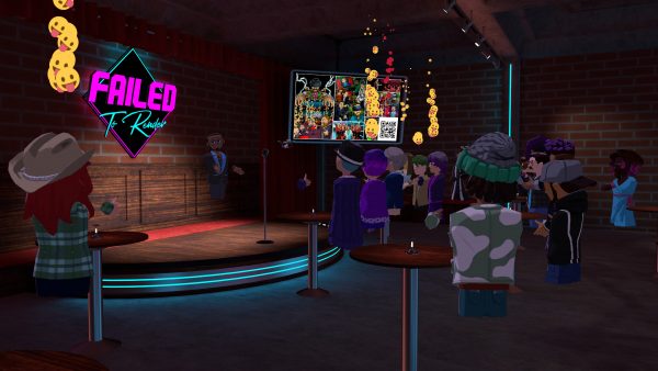Failed to Render Comedy Club in Altspace VR, Cause + Christi