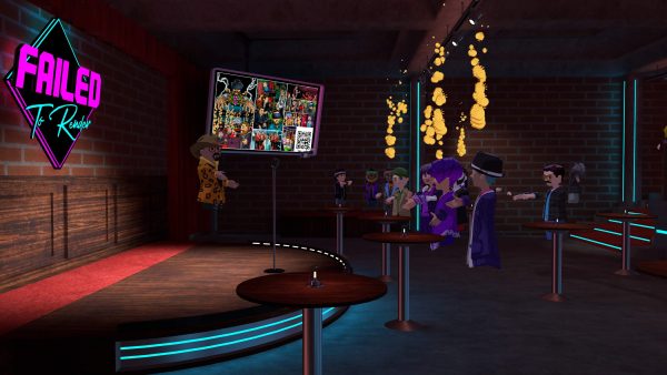 Failed to Render Comedy Club in Altspace VR, Cause + Christi