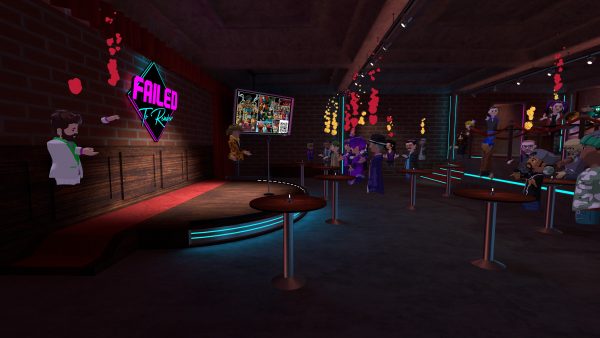 Failed to Render Comedy Club in Altspace VR, Cause + Christi