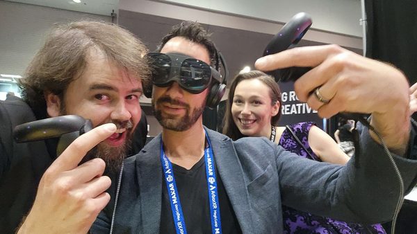 At AWE 2023 with Jeffrey Chernick from Morpheus XR