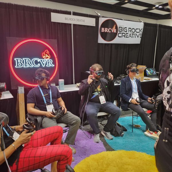 The BRCvr booth is always a fun, comfy time at AWE!