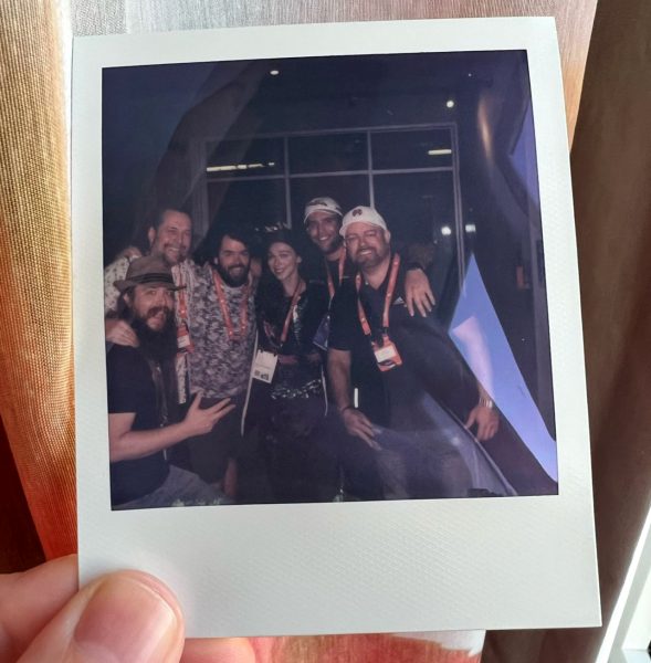 Thanks for the polaroid, Maxwell McGee! At Topgolf with Chris Madsen, Ricky Houck, & Gus Sosebee